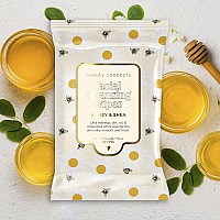 Beauty Concepts Luxe 4Pack 30 Count Makeup Cleansing Wipes Infused With Sweet Coconut Honey Shea Vanilla Almond Cool