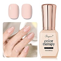 Shoyum Natural Nude Gel Nail Polish 15Ml Neutral Nude Gel Polish Color Soak Off Uv Led Cured Nail Gel Nail Art Diy Manicure At