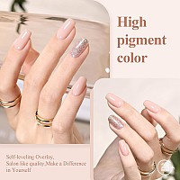 Shoyum Natural Nude Gel Nail Polish 15Ml Neutral Nude Gel Polish Color Soak Off Uv Led Cured Nail Gel Nail Art Diy Manicure At