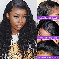 Fashion Plus 36 Inch Long Loose Wave Lace Front Wigs Human Hair Pre Plucked 180 Density 13X4 Hd Full Lace Frontal Wigs With Baby