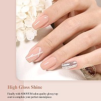 Shoyum Nude Gel Nail Polish 15Ml Neutral Brown Color Natural Set Mocha Mousse Cake Soak Off U V Led Nail Lamp Nail Art Gel 051O