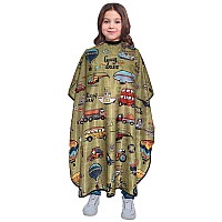 Pelocapa Hair Cutting Capes For Kids Waterproof Salon Capes Shampoo Capes For Boys Girls Children 39 51 Traffic Vehicle D