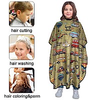 Pelocapa Hair Cutting Capes For Kids Waterproof Salon Capes Shampoo Capes For Boys Girls Children 39 51 Traffic Vehicle D