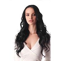 Full Shine Unprocessed Virgin Tape In Hair Extensions Black Hair Extensions Human Hair 22 Inch Machine Remy Tape In Extensions I