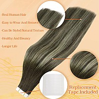 Full Shine Long Hair Extensions Balayage Tape In Hair Extensions Human Hair Color 2602 Human Hair Extensions Tape In 22Inch Ta