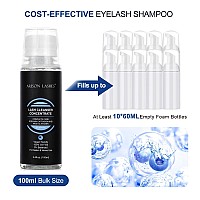 Eyelash Cleanser Concentrate 100Ml Lash Extensions Shampoo Natural Foaming Cleanser Diy Nonlrritating Wash For Extensions Lashe