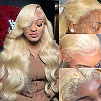 Shengcai 613 Lace Front Wig Human Hair 13X4 Body Wave Blonde Lace Front Wigs Human Hair Pre Plucked Glueless Wigs Human Hair 180