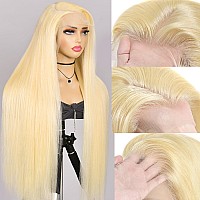 Alididi 613 13X6 Lace Front Wig Human Hair 200 Density Blonde Wig Human Hair 613 Lace Front Wig Human Hair Straight Lace Frontal