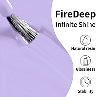 Firedeep 16Ml Lilac Purple Gel Nail Polish Light Purple Color Soak Off Uv Led Nail Gel Polish Spring Summer Autumn Manicure Salo