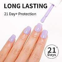 Firedeep 16Ml Lilac Purple Gel Nail Polish Light Purple Color Soak Off Uv Led Nail Gel Polish Spring Summer Autumn Manicure Salo