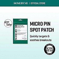 Some By Mi Micro Pin Spot Patch Pack Of 1 14Mm 9 Counts Microneedle Hydrocolloid Pimple Patch With Salicylic And Hyaluronic