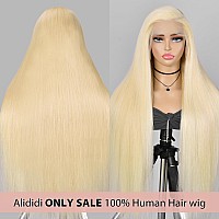 Alididi 613 13X6 Lace Front Wig Human Hair 200 Density 26Inch 613 Lace Front Wig Human Hair Blonde Wig Human Hair Straight Lace