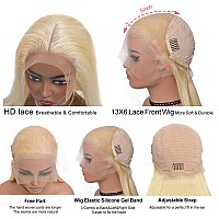 Alididi 613 13X6 Lace Front Wig Human Hair 200 Density 26Inch 613 Lace Front Wig Human Hair Blonde Wig Human Hair Straight Lace