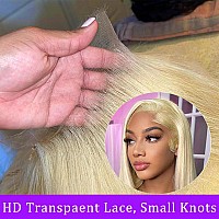 Eqpx 360 613 Lace Front Wig Human Hair 200 Density 20Inch Blonde Full Lace Front Wigs Human Hair Straight 613 Human Hair Wig 360