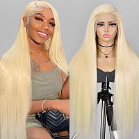 Alididi 30Inch 613 13X6 Lace Front Wig Human Hair 200 Density 613 Lace Front Wig Human Hair Blonde Wig Human Hair Straight Lace