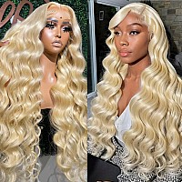 Alimoonbeam 613 Lace Front Wig Human Hair 360 Body Wave Blonde Lace Front Wigs Human Hair Blonde Wig Full Lace Human Hair Wigs 2