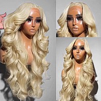 Alimoonbeam 613 Lace Front Wig Human Hair 360 Body Wave Blonde Lace Front Wigs Human Hair Blonde Wig Full Lace Human Hair Wigs 2