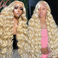 Shengcai 613 13X6 Lace Front Wig Human Hair Body Wave Blonde Wig Human Hair 613 Hd Lace Frontal Wig 13X6 200 Density Pre Plucked