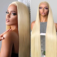 Nicele Ann 613 5X5 Lace Front Wig Human Hair 613 Hd Lace Frontal Wig Straight Blonde Lace Front Wigs Human Hair Pre Plucked With