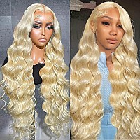 Shengcai 613 Lace Front Wig Human Hair 13X4 Body Wave 613 Hd Lace Frontal Wig Human Hair Pre Plucked With Baby Hair 34 Inch