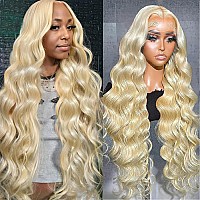 Shengcai 613 Lace Front Wig Human Hair 13X4 Body Wave 613 Hd Lace Frontal Wig Human Hair Pre Plucked With Baby Hair 36 Inch