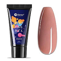 Mobray Poly Nail Gel 60G Natural Nude Poly Extension Nail Gel For Thickening Nail Beauty Trendy Acrylic Gel Manicure Professio