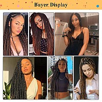 Braiding Hair Pre Stretched 8 Packs Prestretched Braiding Hair 20 Inch Ombre Braiding Hair Itch Free 1B33 Yaki Synthetic Hair