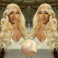 Alididi 613 Lace Front Wig Human Hair 4X6 613 Glueless Wigs Human Hair 180 Density Blonde Wig Human Hair Pre Cut Lace And Pre P