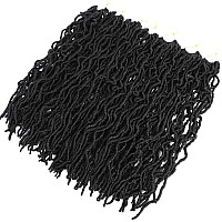 Faux Locs Crochet Hair Soft Locs 26 Inch 7 Packs Long Black Crochet Locs Natural Locs Crochet Hair For Women Synthetic Pre Loope