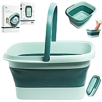 Mantello Collapsible Foot Bath Foot Soaking Tub Portable Foot Spa Pedicure Bowl Large Basin To Soak Wash Feet Folding Bu