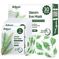 Behoomi 30Packs Steam Eye Mask Heated Eye Mask Warm Compress For Eyes Self Heating Disposable Eye Masks Sleep Mask For Home