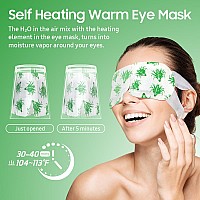 Behoomi 30Packs Steam Eye Mask Heated Eye Mask Warm Compress For Eyes Self Heating Disposable Eye Masks Sleep Mask For Home