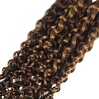 Human Braiding Hair Water Wave Bulk Human Hair For Braiding No Weft Wet And Wavy Human Hair Braiding Hair Extensions For Boho Br