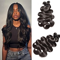 Ddodla Body Wave Bundles Human Hair 24 24 24 Inch 10A Grade Human Hair Bundles Body Wave 3 Bundles 100 Unprocessed Brazilian Vi