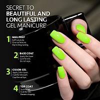 Gaoy Neon Green Gel Nail Polish 16Ml Soak Off Gel Polish Uv Light Cure For Nail Art Diy Manicure At Home 2278 Neon Green