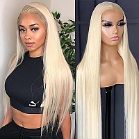 Clickiss 613 13X4 Lace Front Wig Human Hair 180 Density 613 Lace Front Wig Human Hair Straight 613 Hd Lace Frontal Wig 20 Inch