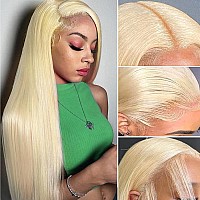 Clickiss 613 13X4 Lace Front Wig Human Hair 180 Density 613 Lace Front Wig Human Hair Straight 613 Hd Lace Frontal Wig 32 Inch