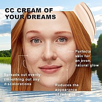 Lumene Color Correcting Cc Cream Lightweight Foundation Medium Coverage Redness Reducing Face Makeup For Glowing Complexio