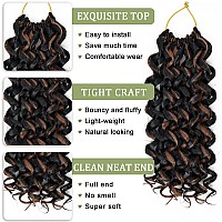 Gogo Curl Crochet Hair 8 Packs Water Wave Crochet Hair 10 Inch Curly Crochet Hair For Women Short Beach Curl Crochet Hair Synthe