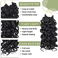 Gogo Curl Crochet Hair 8 Packs Water Wave Crochet Hair 6 Inch Curly Crochet Hair For Women Short Beach Curl Crochet Hair Synthet