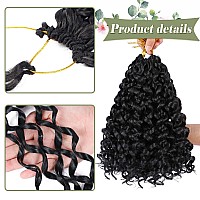 Gogo Curl Crochet Hair 8 Packs Water Wave Crochet Hair 6 Inch Curly Crochet Hair For Women Short Beach Curl Crochet Hair Synthet