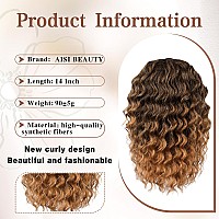 Aisi Beauty Curly Ponytail Extension Drawstring Ponytail Extension For Black Women Clip In Ponytail Extension Synthetic 14 Inch