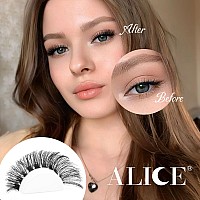 Alice Diy Lash Extension Kit Natural Lash Clusters Kit 40D50D Wispy Fluffy Eyelash Extension Kit 1018Mm Individual Lashes 280P