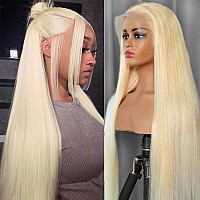 Aliaurora 613 13X6 Lace Front Wig Human Hair 200 Density 613 Lace Front Wig Human Hair 20 Inch Straight Blonde Wig Human Hair Pr