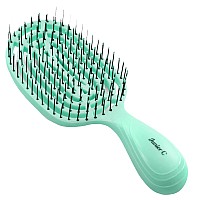 Nuway4Hair Junior C Compact Size Professional Curved Hairbrush Vented Design Delivers Smoothing And Volumizing Quick Dry H