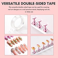 Makartt Nail Stand For Press On Nails Display Practice Art Magnetic Fake Nail Holder For Painting Nails Stand For False Nail Des