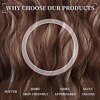 Lativ Ombre Blonde Brown Wig With Bangs Long Wavy Curly Wig With Brown End Heat Resistant Fiber Wig For Women Daily Use 26 Inche