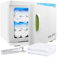 Depfall Hot Towel Warmer With 2Pcs Salon Towels Tongs Professional 23L Large Towel Warmers Spa 2In1 Towel Warmer Esthetici