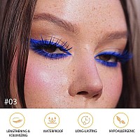 Doubleended Colored Mascara For Eyelashes Setcolorful Waterproof Mascara Long Lasting Charming Voluminous Mascara For Women Cr