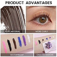 Doubleended Colored Mascara For Eyelashes Setcolorful Waterproof Mascara Long Lasting Charming Voluminous Mascara For Women Cr